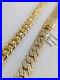 14k Gold Plated CZ Iced Miami Cuban Link Chain Necklace 24 12mm