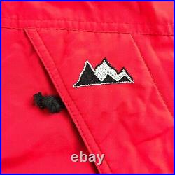 Black Ice Parka Jacket with Hood, Red & Black, Warm, Use for Ski Snowboard Hike