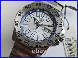 Brand New In Box Seiko 4r36-srp481 Ice Monster Aka Baby Snow Monster Automatic