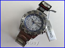 Brand New In Box Seiko 4r36-srp481 Ice Monster Aka Baby Snow Monster Automatic