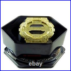 Canary Full Icy Custom Men's Authentic G-Shock Simulated Diamond Watch GD100