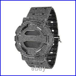 Designer Men's Black Gold Platted G Shock Metal Band Custom Digital Watch GD 100