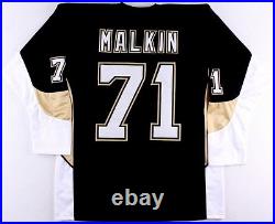 Evgeni Malkin Unsigned Penguins On-Ice Style Custom Stitched Jersey (Size XL)