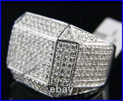 Flooded Iced Men's D/VVS 100% Moissanite Bold Pinky Rapper Style Ring-Free Gift