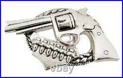 Gun Belt Buckle 9 Pcs Wholesale Lot Collectible Iced Style New Western Men Rodeo