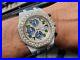 Iced Out Men's Watch Bling Hip Hop Style Watches for Birthday Gift