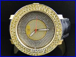 Mens Khronos Joe Rodeo Jojo Iced Yellow Canary Simulated Lab Diamond Watch