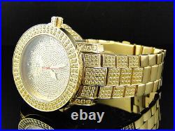 Mens New Canary Iced Bezel Khronos Jojino Joe Rodeo Genuine Diamond Watch