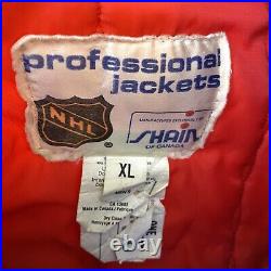Montreal Canadians Staff/Team Members Shain Jacket NHL Hockey VTG 80s Retro XL