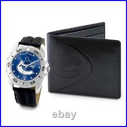 NHL Vancouver Canucks Mens Watch and Wallet Set Style GC4812 $120.00