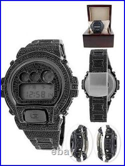 New All Black G-Shock Digital Men's Simulated Diamond Watch Joe Rodeo Jojino Kc