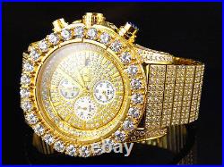 New Mens Jewelry Unlimited Luxury Iced Simulated Diamond Watch 48MM BR-01