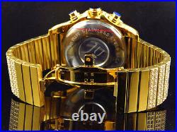 New Mens Jewelry Unlimited Luxury Iced Simulated Diamond Watch 48MM BR-01