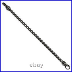 Stainless Steel Vintage 8.5 inch Box Chain Bracelet