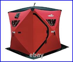 THUNDERBAY Ice Cube Series Pop-Up Hub-Style Ice Fishing Shelter, 24-34 Square