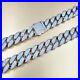 VVS1 Moissanite 12mm Miami Cuban Link iced out Chains, 925 Sterling Silver chains