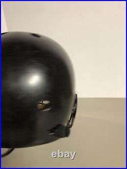 Vintage Skateboard style Hockey Helmet with Cooper VL100 L full cage mask