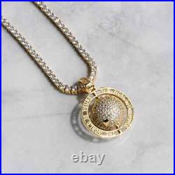 World Is Yours MOISSANITE HIPHOP FULLIY ICED OUT 925 SILVER URABAN STYLE PENDANT